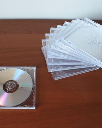Custodia CD singola trasparente