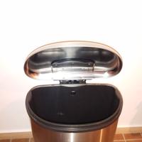 Pattumiera da cucina in acciaio inox