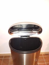 Pattumiera da cucina in acciaio inox