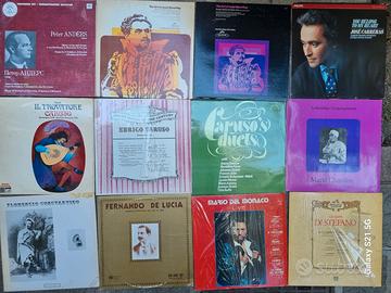 70 dischi in vinile recitals di canto opera lirica