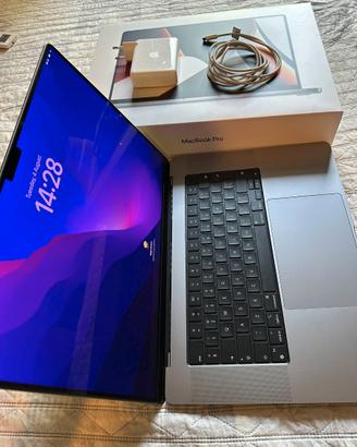 MacBook Pro 16 M1 Max 64GB - 2TB - 98% Batteria