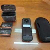 insta360 x3 + selfie stick - 2 batterie