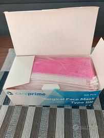 Mascherine chirurgiche rosa