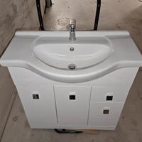 Mobile bagno composizione con appoggio a terra