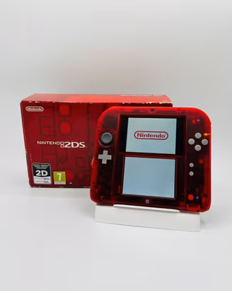 Nintendo 2DS Rosso Trasparente – Completo