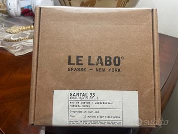Profumo le labo santal 33 originale