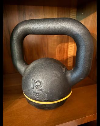 Kettlebell da 12 kg Domyos Decathlon Base Gomma