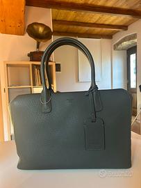 Giorgio Armani - Borsa Briefcase Vitello con Grana