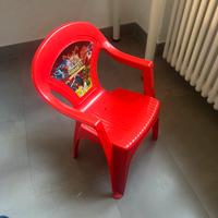 Sedia Rossa per Bambini