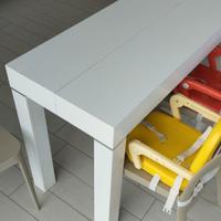 console bianca Allungabile 