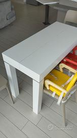 console bianca Allungabile 