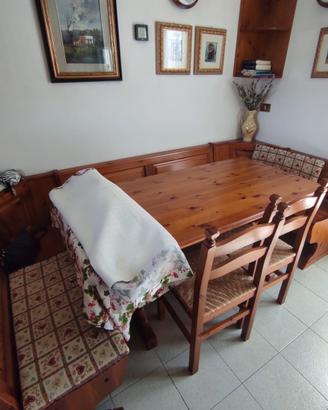 Giropanca in legno d'abete massello 