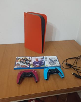 PlayStation 5 fat +giochi +controller 