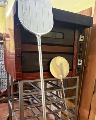 Forno per pizzeria elettrico a due camere
