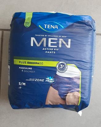 Tena Men Active Fit Pants S/M 9 pezzi