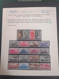 1934  Regno Italia ( serie medaglie) 