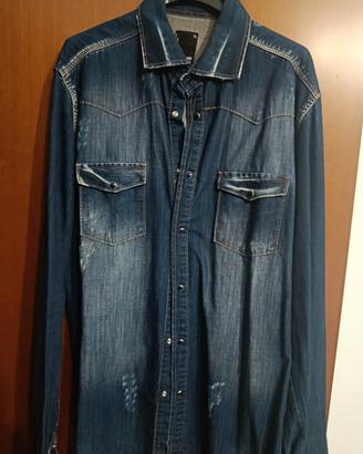 Polo Marina Militare più camicia jeans