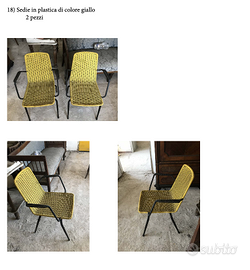 sedie gialle