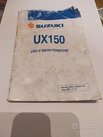 Suzuki Sixteen 150 libretto uso e manutenzione