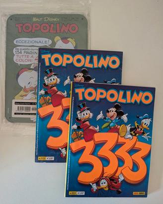 Topolino n.3333 + targa commemorativa Disney