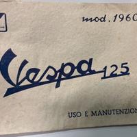 Libretto “Uso e manutenzione” Vespa 1960