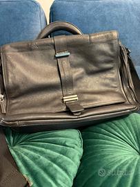 Borsa/ Cartella Piquadro con tracolla 100% pelle