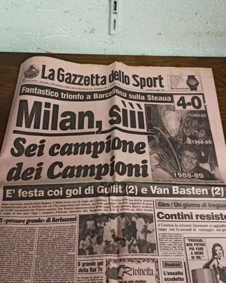 Milan campione d'Europa 