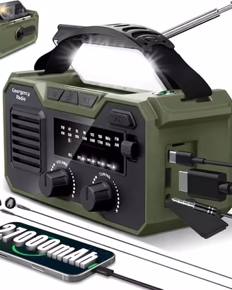 Radio d'emergenza  27000mAh Bluetooth power bank