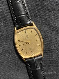 Omega De Ville Tank Quartz Vintage Gold Raro