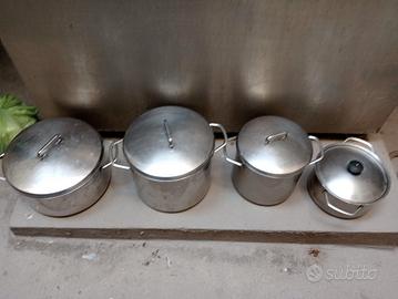 PENTOLE IN ACCIAIO INOX CON COPERCHIO 