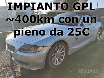 BMW Z4 2.0 con impianto GPL
