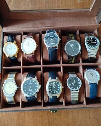 Lotto 10 Orologi da Polso Uomo/Donna- Vari Modelli