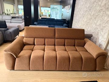 Divano lineare ALVIN 4 posti 248 cm elettrico