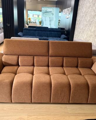 Divano lineare ALVIN 4 posti 248 cm elettrico