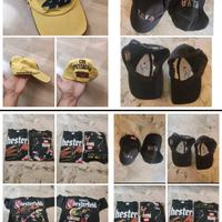 2 t-shirt,3 cappellini max biaggi valentino rossi