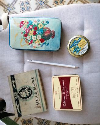 scatole vintage 
