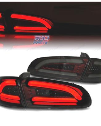FANALI A LED BAR SEAT IBIZA 6L 02-08 ROSSO AFFUMIC