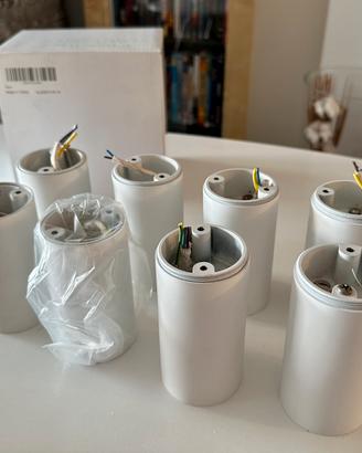 8 faretti LED a soffitto rotondi