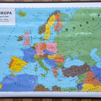 Carta geografica da parete Europa