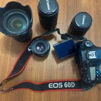 Fotocamera canon obiettivi zaino treppiede perfet