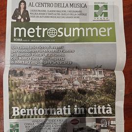 LAURA PAUSINI rarissimo METRO SUMMER 2018