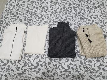 3 maglioni a manica lunga + 1 smanicato