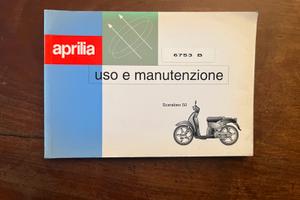 Libretto uso e manutenzione Scarabeo 50 Aprilia