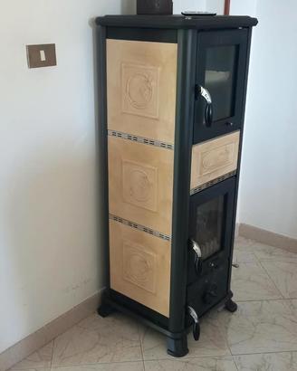 stufa a legna con forno