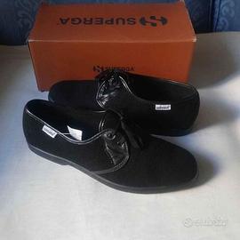 Scarpe originali Superga da uomo, in lana e pelle