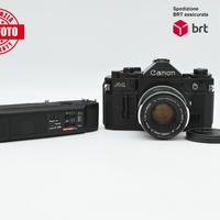 Canon A1 Black + CANON FL 50 F1.8