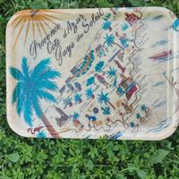 vassoio vintage  della costa azzurra 