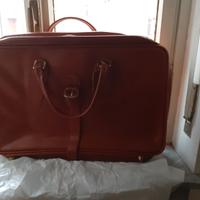 VINTAGE: 2 valige in cuoio anni '60