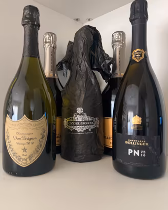 Champagne Dom Pérignon, Bollinger + Franciacorta