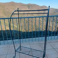 Porta asciugamani in ferro battuto